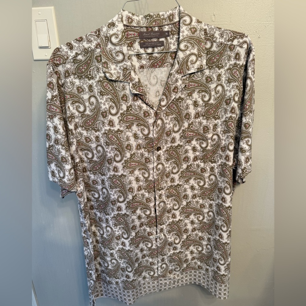 Daniel Cremieux Paisley Casual Button Down Shirt